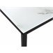 Beliani Consola DELANO 80 Branco/ Preto