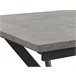 Beliani Mesa de centro AVOCA 80x140 Cinza Claro