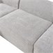 Sofá modular de 3 lugares Hurvas bouclé Branco
