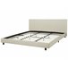 Beliani Cama Poliéster ALBI 190x211 Bege