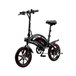 DYU D3F Bicicleta Elétrica  14" - Potência 250W Freio a Disco Preto