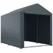 Abrigo para Ferramentas Aço Galvanizado, Tecido PE Outsunny Cinza