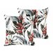 Beliani Almofada decorativa EDELWEISS Branco/ Bege
