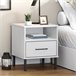 Soluna Home - Mesitas De Noche Mjolda 40 Branco