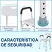 Cadeira para Duche Liga de Alumínio e PE HOMCOM Branco