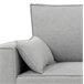 Chaise longue com cama MARLON reversível 3 lugares cinza Cinza