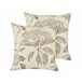 Beliani Almofada decorativa ROSEMARY 45x45 Bege