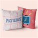 Capa de travesseiro Aware Patience Multicor