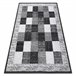 BCF Rug Morad RAFIA Retângulos geométrico 160x220 Preto / Cinza