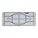 Mesas dobráveis ​​retangulares MegaPack 10 Catering 7house Branco