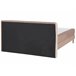Beliani Cama continental Terciopelo MARQUISE 171x213 Cinza