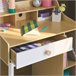 Secretária para crianças com gaveta e prateleiras 80x50 Branco