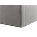 Beliani Cama com armazenamento Veludo VION 157x216 Cinza