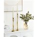 Beliani Candelabro TIRAH Dourado