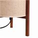 Candeeiro de mesa Solihull 1x E14 40 W madeira + tecido [lux.pro]. Bege