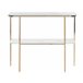 Beliani Consola CALVERT 100 Dourado