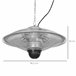 Aquecedor de Jardim Elétrico Outsunny 842-274V90SR Prata