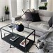 Beliani Mesa de jantar MARAMO 50x100 Preto
