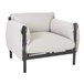 Beliani Conjunto lounge ESPERIA Cinza Claro