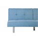 Beliani Sofá-cama Poliéster DUBLIN Azul Claro