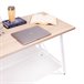  Mesa de estudo inteligente 120x60 Madeira