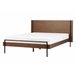 Beliani Cama MDF LIBERMONT 164x208 Castanho