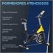Bicicleta Estática Aço e ABS HOMCOM Preto/ amarelo