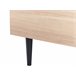 Beliani Cama com estrado Poliéster MILLAY 196x211 Branco/ Bege