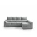 Chaise longue reversível com arrumação PALA Cinza Claro