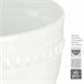 Conjunto de 6 taças em porcelana 800ml + suporte coleção VESSIA Branco