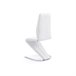 Pack 2 cadeiras de jantar Rin simile leather Branco