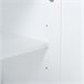 Armário alto Karlsøy com gaveta MDF PVC rattan Branco