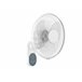 Ventilador montado na parede com temporizador e 3 velocidades Branco