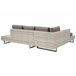 Beliani Conjunto lounge LANCIANO Cinza