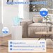 Desumidificador de Ar ABS HOMCOM Branco