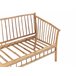 Beliani Conjunto lounge Madeira de bambu MAGGIORE Castanho