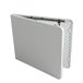 Mesa rectangular rebatível efeito granito branco LIFETIME 184 x 76 x 73,5 cm Branco
