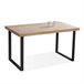  Mesa de jantar Natural 140x80 Carvalho