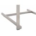 Beliani Conjunto de comedor MALETTO/COSOLETO Branco/cinza