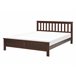 Beliani Cama com estrado Pinho MAYENNE 149x208 Castanho