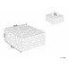 Beliani Mesa de centro GAMETI 80x80 Castanho