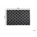 Beliani Alfombra de exterior ALADANA 140x200 Preto