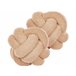Beliani Almofada decorativa MALNI 19x19 Bege