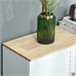 Aparador MDF, Madeira de borracha HOMCOM 80 Branco