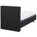 Beliani Cama ajustável Poliéster DUKE 82x216 Cinza Claro