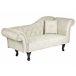 Beliani Chaise longue versão à direita Veludo LATTES Bege