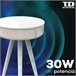 Altifalante Mesa Bluetooth 30W com bateria de 2200mAh - TD Systems SM30B11WB Branco Brillo