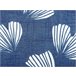 Beliani Almofada decorativa DANDELION Azul