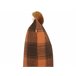 Beliani Almofada decorativa BARJA 70x40 Laranja