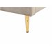 Beliani Cama com estrado Veludo CHALEIX 168x212 Cinza Escuro